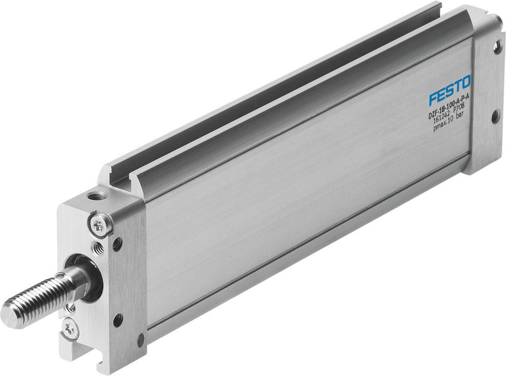 Festo Flat Cylinder 18mm Bore 100mm Stroke Double Acting - 161242