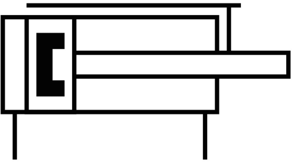 Festo Mini Carro 8mm Diámetro 30mm Carrera Doble Efecto - 570163