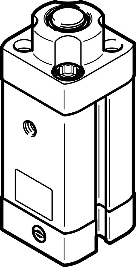 Festo Cilindro De Tope 16mm Diámetro 15mm Carrera Doble Efecto - 576059