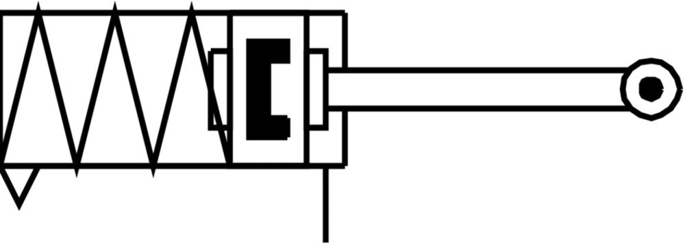 Festo Cilindro De Tope 40mm Diámetro 30mm Carrera Simple Efecto - 576143