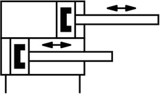 Festo Unidad Separadora De Pieza 14mm Diámetro 20mm Carrera Doble Efecto - 529351