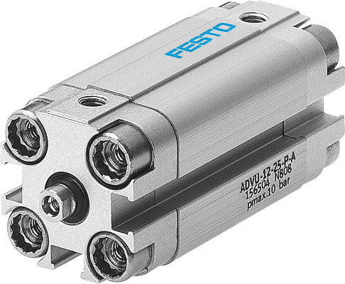 Festo Cilindro Compacto 12mm Diámetro 10mm Carrera Doble Efecto - 156501