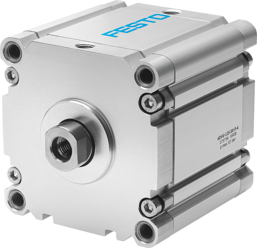 Festo Cilindro Compacto 125mm Diámetro 40mm Carrera Doble Efecto - 175755