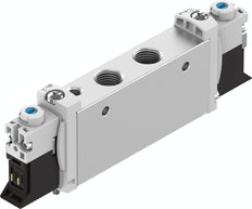 Festo 2x3/2 NO/NC Monostable Air Solenoid Valve G1/8 480 - 500l/min - 574374