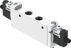 Festo 2x3/2 NC Monostable Válvula Solenoide De Aire G1/4 880L/Min - 8031525