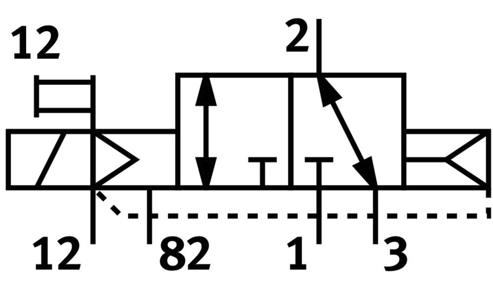 Festo 3/2 NC Monostable Válvula Solenoide De Aire G3/8 2300l/min - 575569