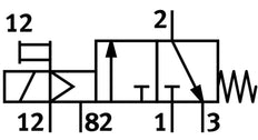 Festo 3/2 NC Monostable Air Solenoid Valve G1/4 1000l/min - 8035172