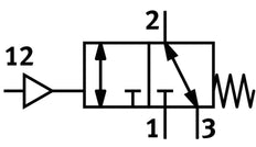 Festo 3/2 NC Monostable Válvula Neumática G3/8 2300l/min - 575578