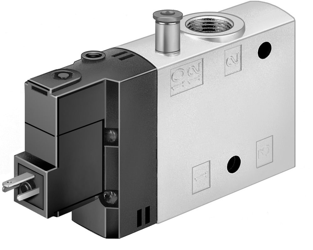 Festo 3/2 NC Monostable Air Solenoid Valve G3/8 2500l/min - 163813