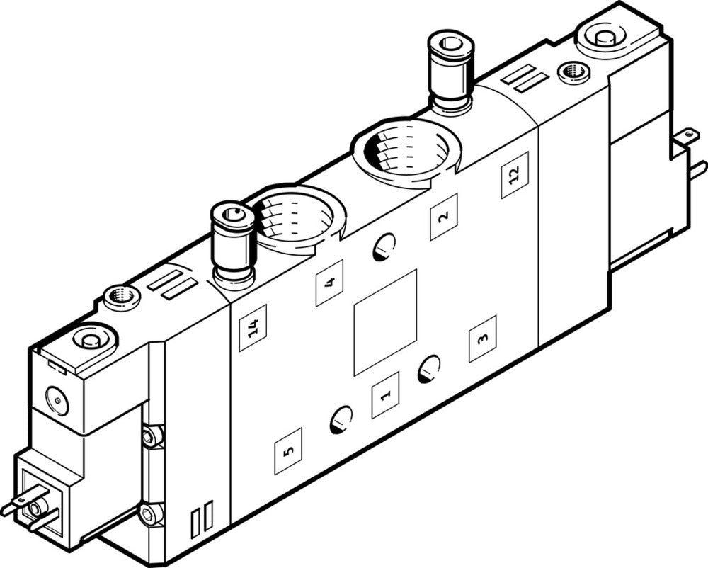 Festo 5/2 Bistable Air Solenoid Valve G3/8 3200l/min - 163815