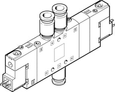 Festo 5/3 Pressurized Air Solenoid Valve QS-10 1000l/min - 170335