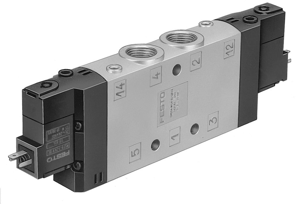 Festo 5/3 NC Air Solenoid Valve G3/8 3000l/min - 170265