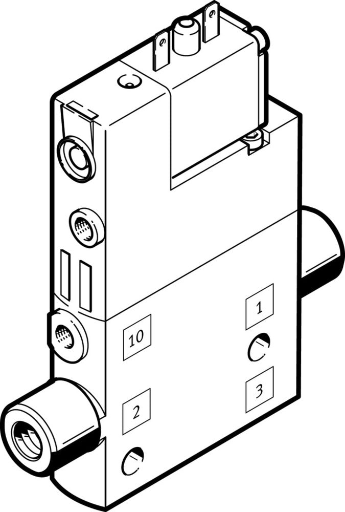 Festo 3/2 NC Monostable Air Solenoid Valve M5 190l/min - 196848