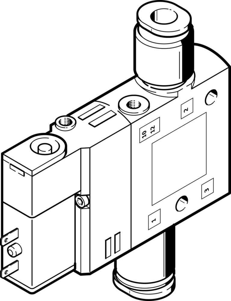 Festo 3/2 NC Monostable Air Solenoid Valve QS-6 300l/min - 196847