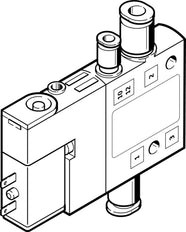 Festo 3/2 NO Monostable Air Solenoid Valve QS-4 190l/min - 196855