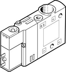 Festo 3/2 NO Monostable Válvula Solenoide De Aire G1/8 900L/Min - 196931