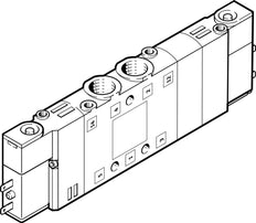 Festo 5/3 NC Air Solenoid Valve G1/8 750l/min - 196938