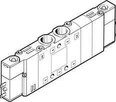 Festo 5/3 Pressurized Air Solenoid Valve M7 300l/min - 533146