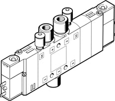 Festo 5/3 Exhausted Air Solenoid Valve QS-4 180l/min - 533150