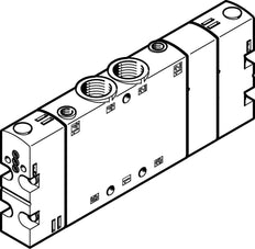 Festo 5/3 Exhausted Basic Valve G1/4 1200l/min - 550160