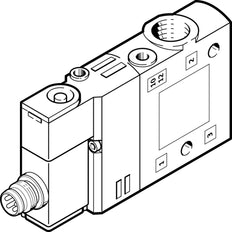 Festo 3/2 NO Monostable Válvula Solenoide De Aire G1/8 900L/Min - 550250