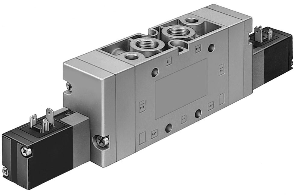 Festo 5/3 Exhausted Air Solenoid Valve G3/8 2200l/min - 15344