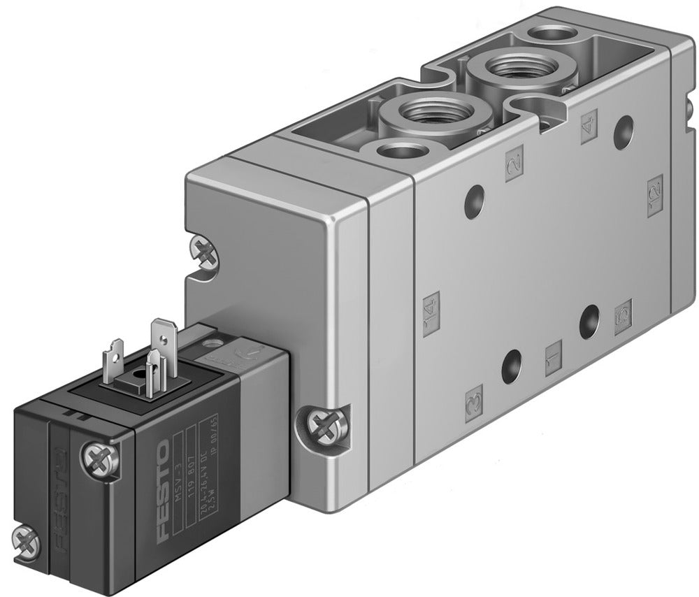 Festo 5/2 Monostable Air Solenoid Valve G3/8 2000l/min - 33180