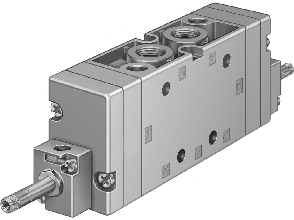 Festo 5/3 Exhausted Air Solenoid Valve G3/8 2200l/min - 19708