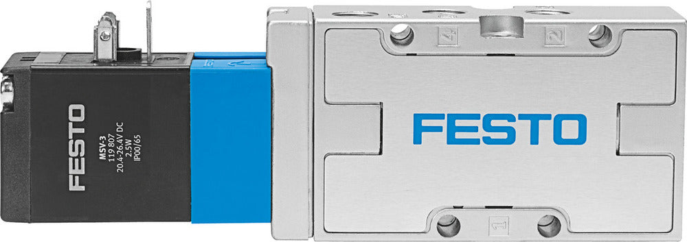 Festo 5/2 Monostable Air Solenoid Valve G1/8 1000l/min - 19750