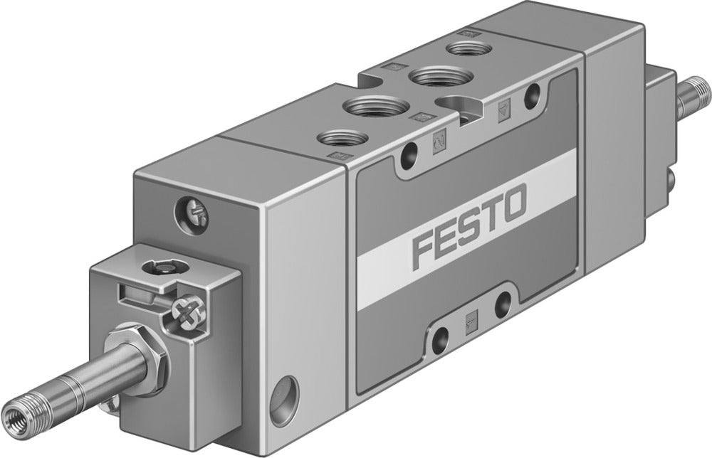 Festo 5/3 Pressurized Air Solenoid Valve G1/4 1600l/min - 535949