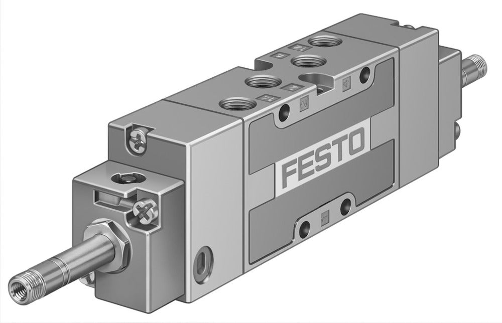 Festo 5/3 Pressurized Air Solenoid Valve G1/8 1000l/min - 30485