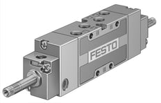 Festo 5/3 Pressurized Air Solenoid Valve G1/8 1000l/min - 30485
