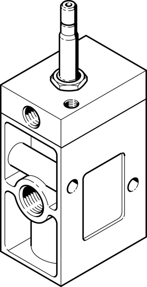 Festo 3/2 NO Monostable Válvula Solenoide De Aire G1/2 3700l/min - 7885