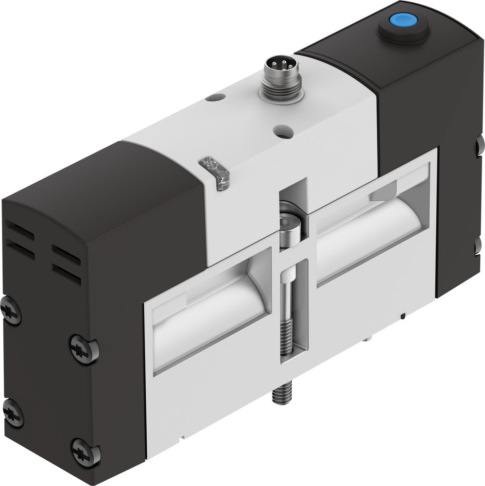 Festo 5/2 Monostable Air Solenoid Valve Size 26mm ISO 15407-1 1100l/min - 534535