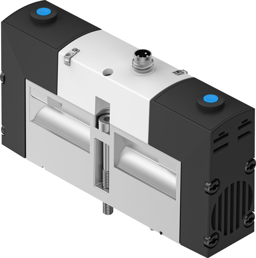 Festo 5/3 Válvula Solenoide De Aire A Presión Tamaño 26mm ISO 15407-1 1000l/min - 534531