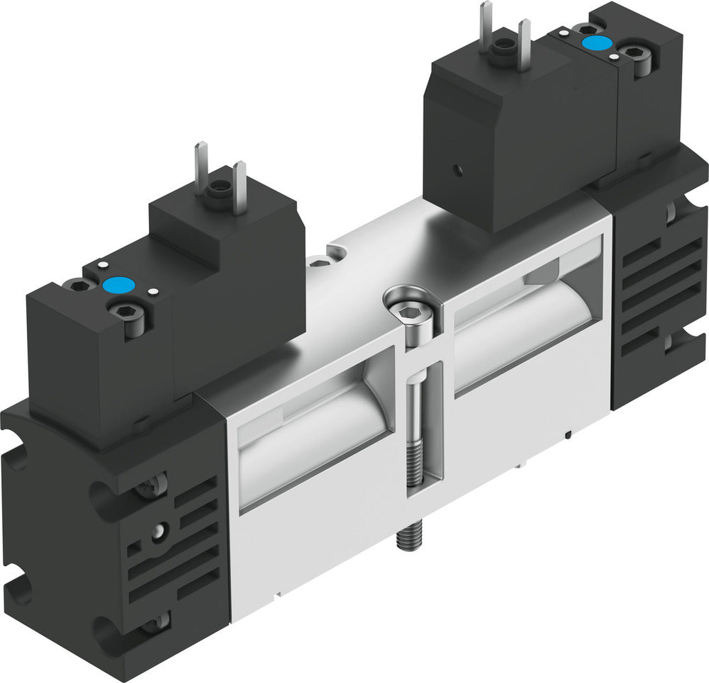 Festo 2x3/2 NO Monostable Air Solenoid Valve Size 26mm ISO 15407-1 900l/min - 546694