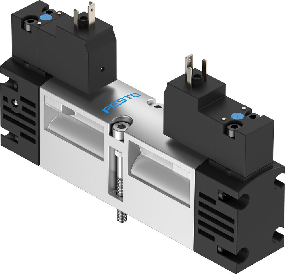 Festo 2x3/2 NO Monostable Air Solenoid Valve Size 26mm ISO 15407-1 900l/min - 547210