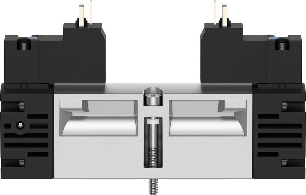 Festo 5/3 NC Válvula Solenoide De Aire Tamaño 26mm ISO 15407-1 1000l/min - 547186