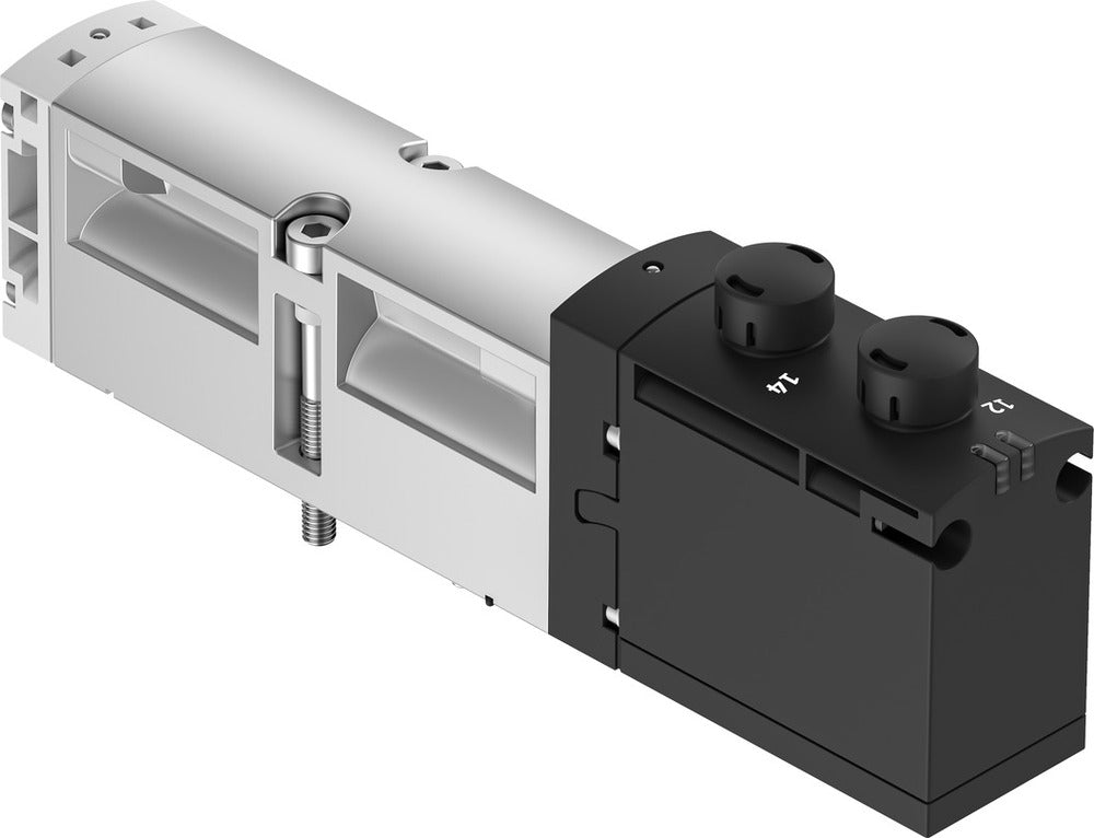 Festo 5/3 NC Air Solenoid Valve Size 26mm ISO 15407-2 1000l/min - 8033025