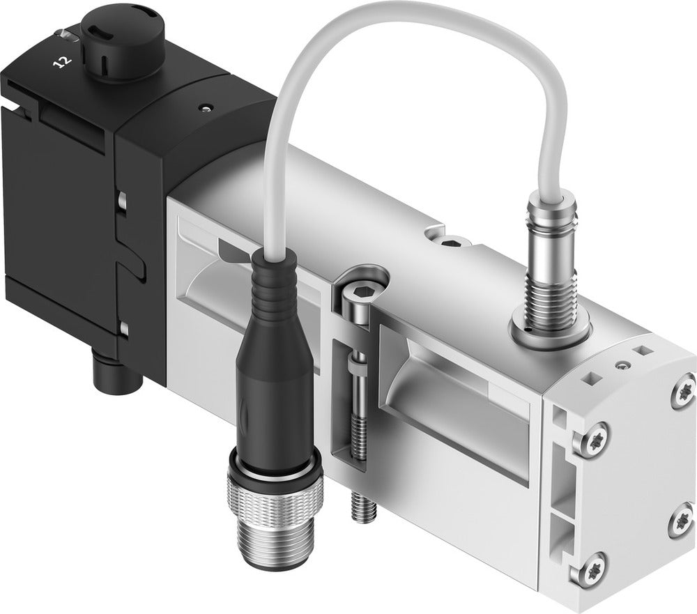 Festo 5/2 Monostable Air Solenoid Valve Size 26mm ISO 15407-2 1100l/min - 8033080
