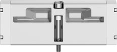 Festo 2x3/2 NO Monostable Pneumatic Valve Size 26mm ISO 15407-1 900l/min - 546712