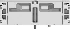 Festo 2x3/2 NO/NC Monostable Pneumatic Valve Size 18mm ISO 15407-1 400l/min - 546723