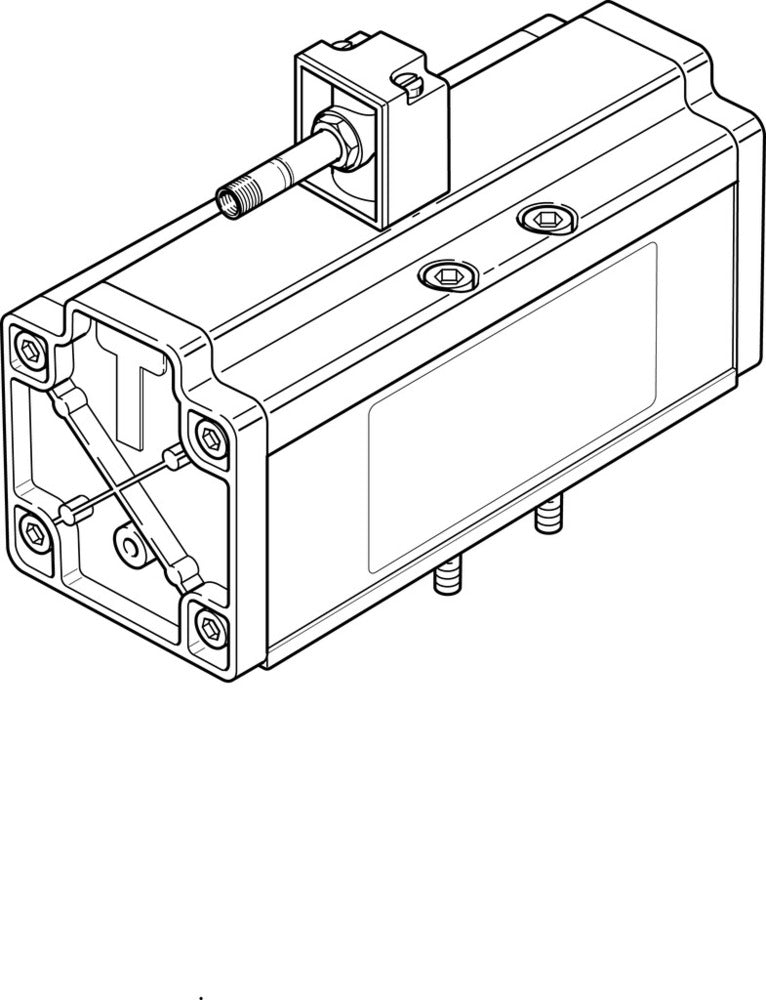 Festo 5/2 Monostable Air Solenoid Valve Size 4 ISO 5599-1 6000l/min - 12457