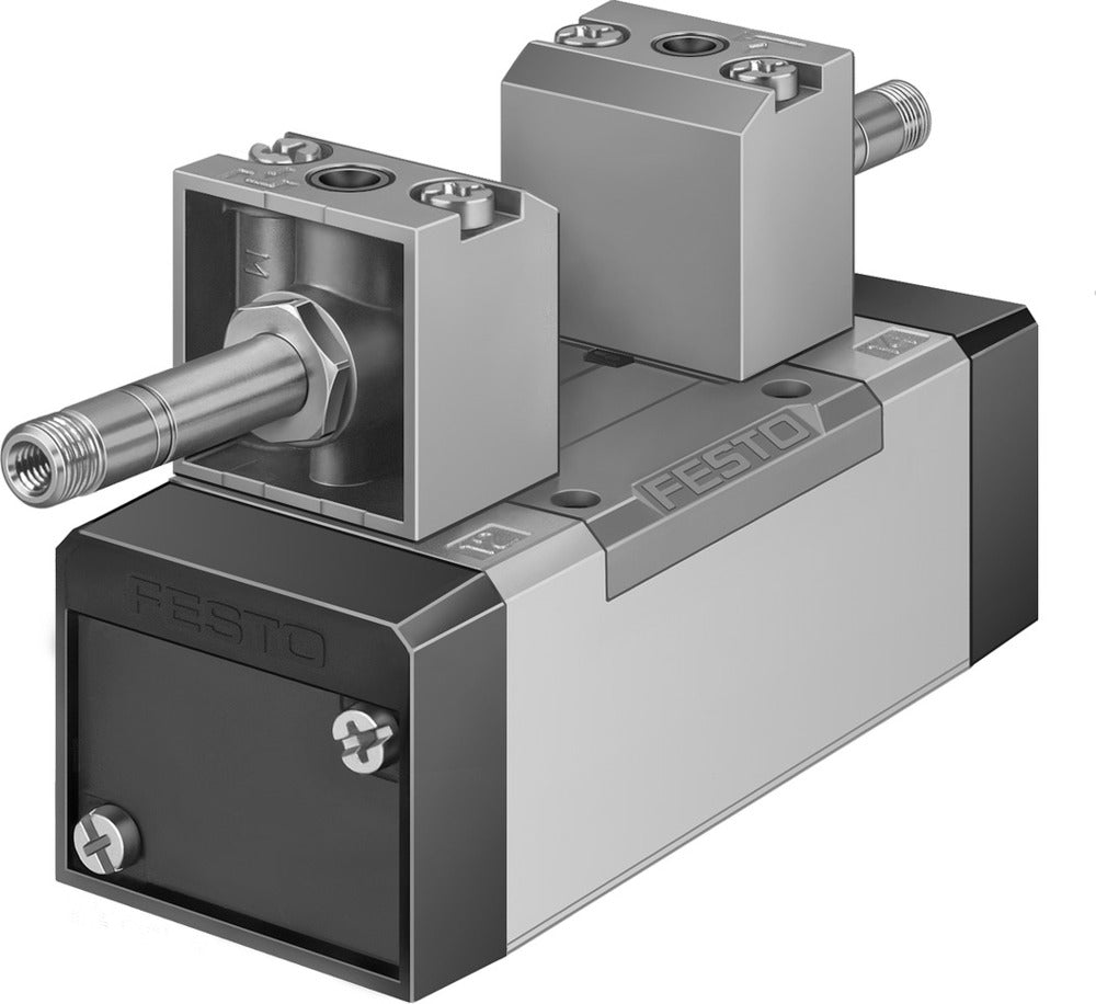 Festo 5/3 Pressurized Air Solenoid Valve Size 1 ISO 5599-1 1200l/min - 535984