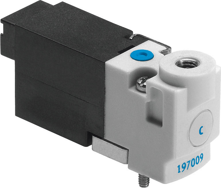 Festo 3/2 NC Monostable Air Solenoid Valve Sub-base 10l/min 0 - 8bar/0 - 116psi - 197009