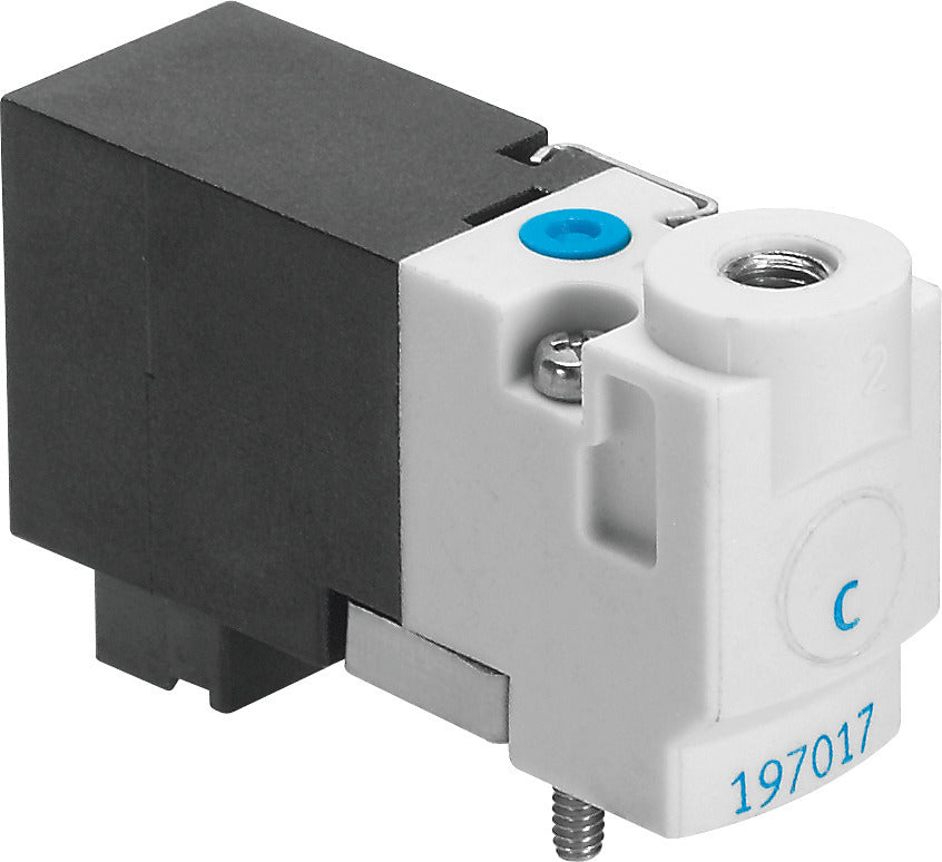 Festo 3/2 NC Monostable Air Solenoid Valve Sub-base 10l/min 0 - 8bar/0 - 116psi - 197017