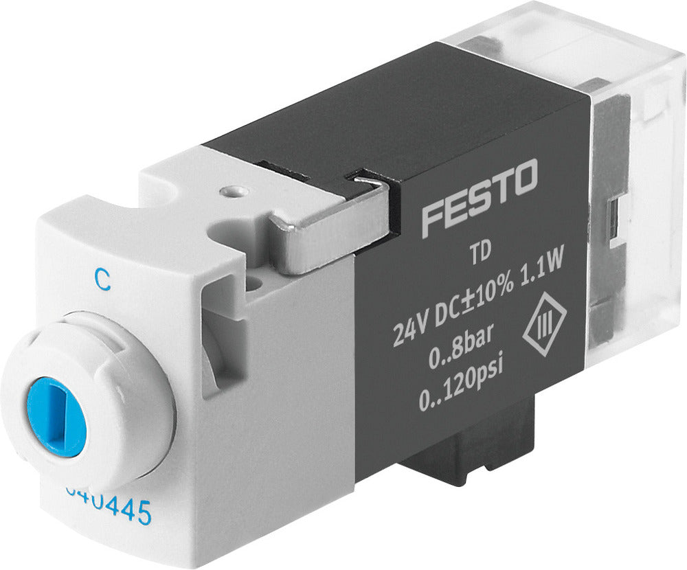 Festo 3/2 NC Monostable Air Solenoid Valve Sub-base 10l/min 0 - 8bar/0 - 116psi - 540445
