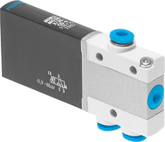 Festo 3/2 NO Monostable Air Solenoid Valve QS-4 100l/min -0.9 - 8bar/-13 - 116psi - 196154