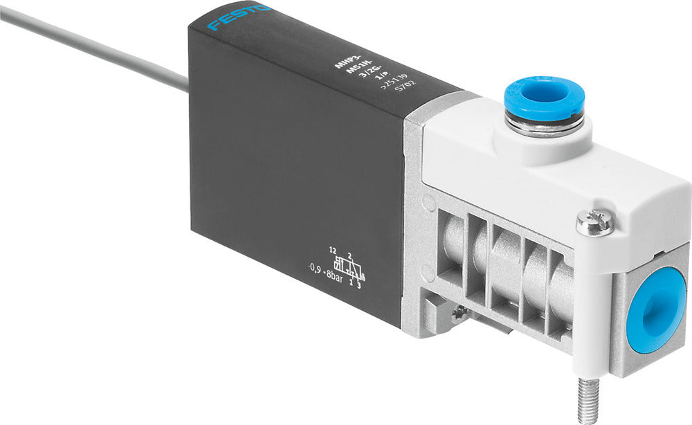 Festo 3/2 NC Monostable Air Solenoid Valve Sub-base 200l/min -0.9 - 8bar/-13 - 116psi - 525145