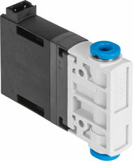 Festo 2/2 NC Monostable Air Solenoid Valve QS-4 50l/min 0.5 - 8bar/7 - 116psi - 572079